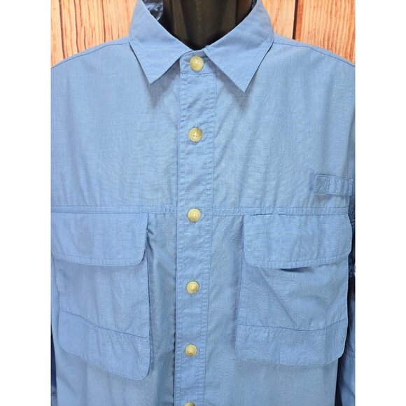 ExOfficio Insect Shield Apparel Fishing Blue Shirt XL - Picture 3 of 8